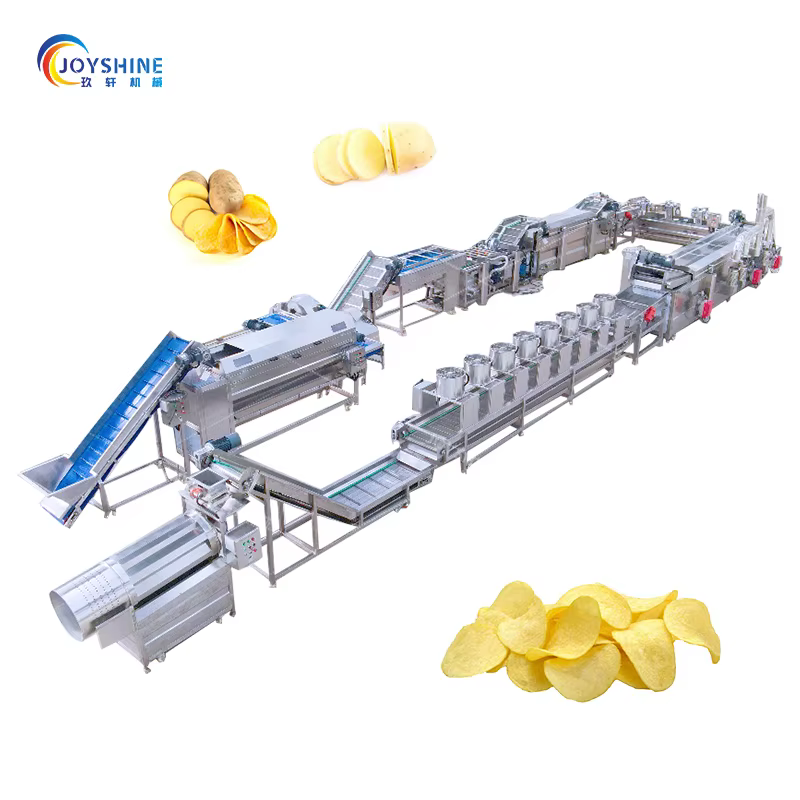 Small Scale Frozen Potato Chips Making Machines Fruit French Fries Production Line with Fryer Competitive Price — image 4