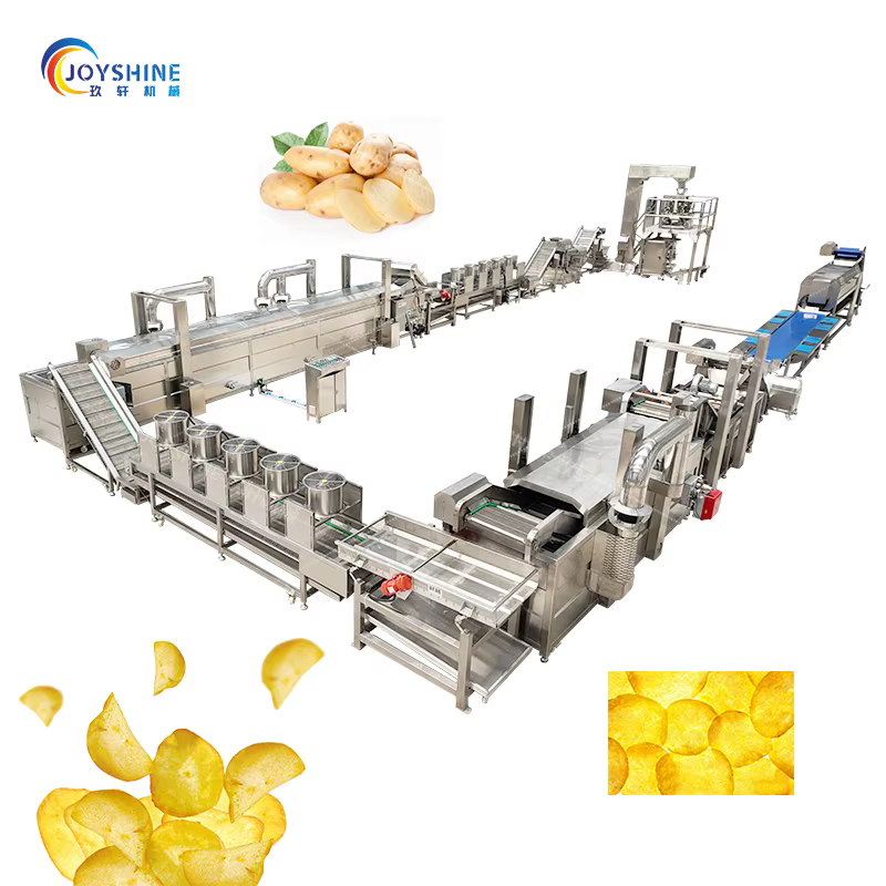 High Quality Commercial Automatic Banana Plantain Potato Chips Making Machine Electric Powered Processing Line New Condition — image 2