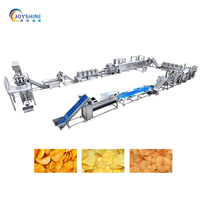 High Quality Commercial Automatic Banana Plantain Potato Chips Making Machine Electric Powered Processing Line New Condition — image 4