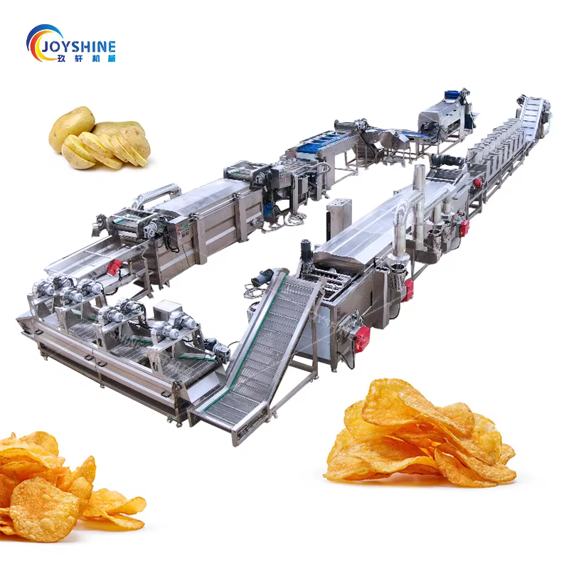 Full-Automatic Electric Heating Bean Bubble Frying Production Line for Seafood Potato Chip Cooking Featuring Key Baking Oven — image 4