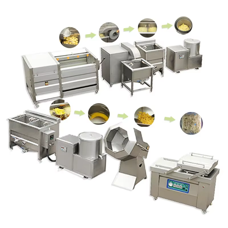 Small Fully Automatic Lays Potato Chips Making Machine Fresh Frozen Scale French Fries Machine Potato Chips Production Line — image 3