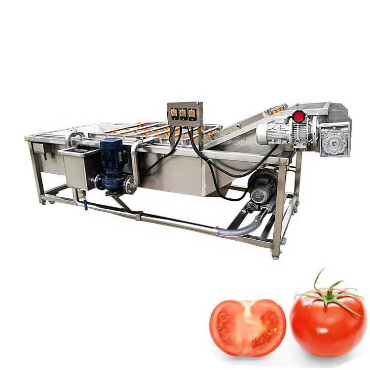 Automatic Conveyor Belt Industrial Apple Lemon Fruit Vegetable Washer Machine Lavadora De Frutas — image 2