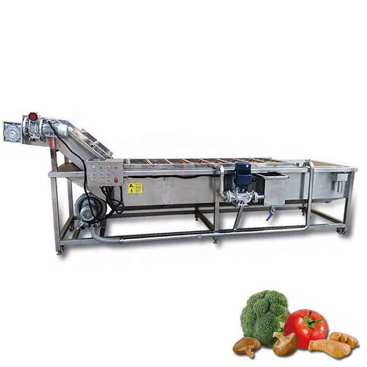 Lavadora De Frutas Y Verdura Air Bubble Broccoli Cleaner Eggplant Cleaner Machine — image 6