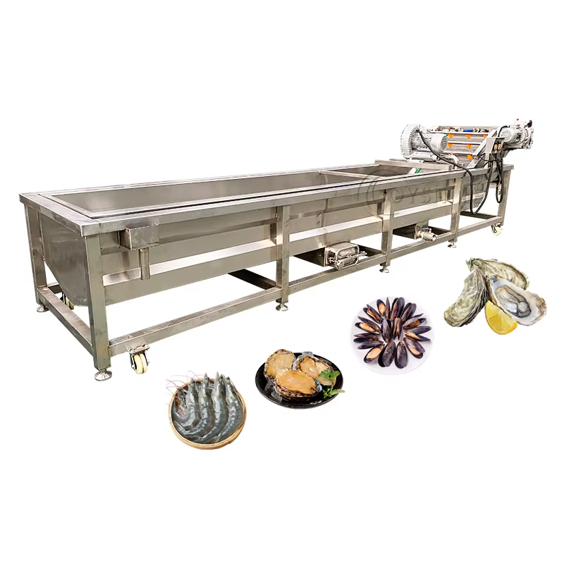 JOYSHINE Machinery Factory Supply Industrial Guava Citrus Fruit Brush Ozone Disinfecting Bubble Washing Production Line — image 3