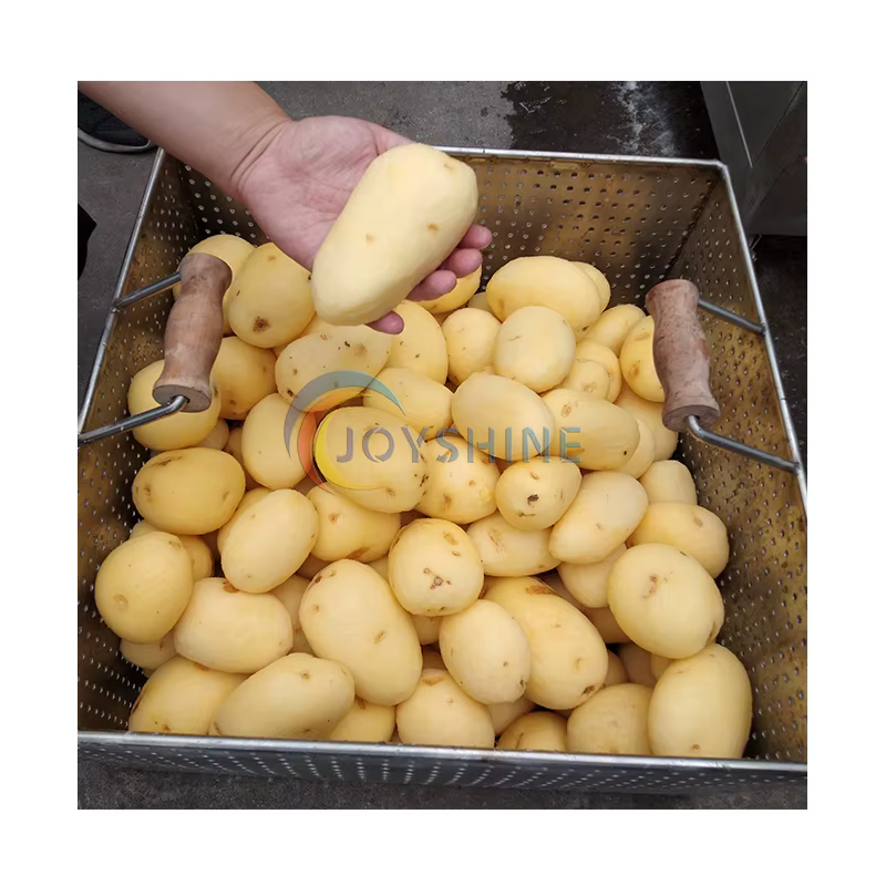 Joyshine Brush Roller  1200kg Per Hour Commercial Ginger Sweet Potato Peeling and Cleaning Machine — image 4