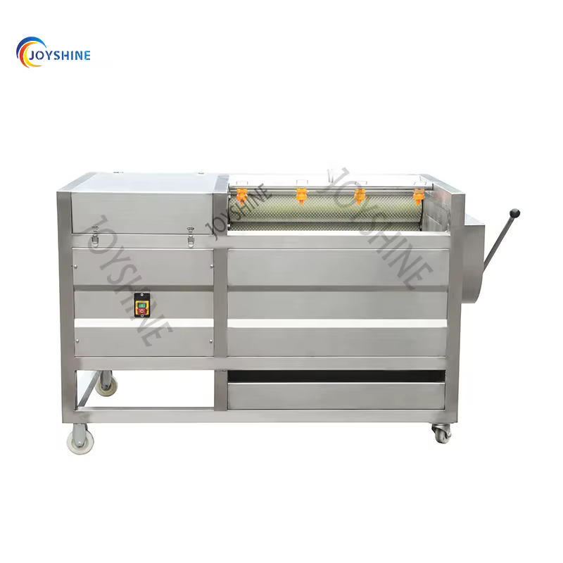 Joyshine Brush Roller  1200kg Per Hour Commercial Ginger Sweet Potato Peeling and Cleaning Machine — image 6