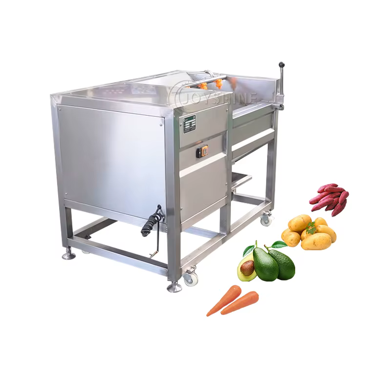 Joyshine Onion Spiral Wool Pipe Potato Cleaning and Peeling Machine Ginger Washer Peeler — image 4