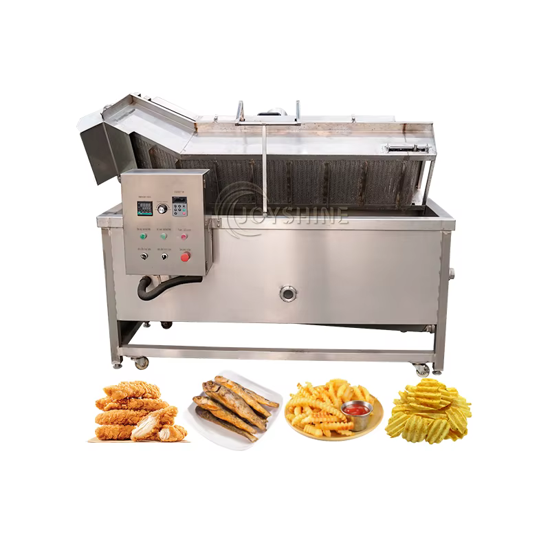 Automatic Temperature Control Industrial Continuous Falafel Fryer Machine — image 5