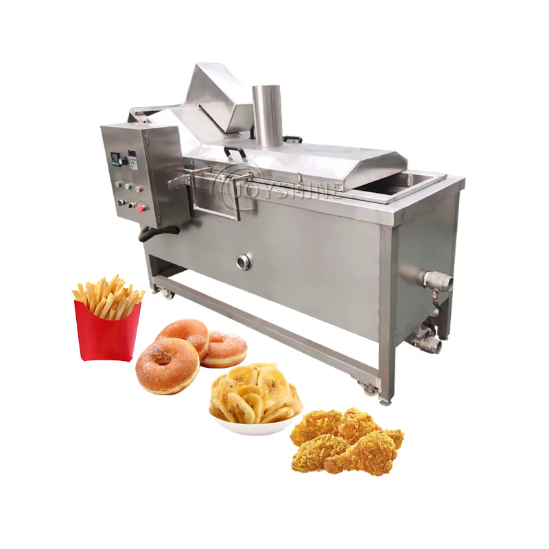 Automatic Temperature Control Industrial Continuous Falafel Fryer Machine — image 6