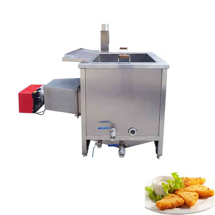 304 Stainless Steel 2mm Oil Water Separating Type Deep Fryer — image 2