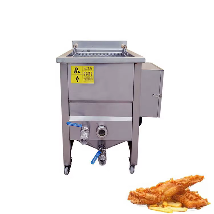 Double Tanks Industrial Electric Batch Oil Fryer — image 2