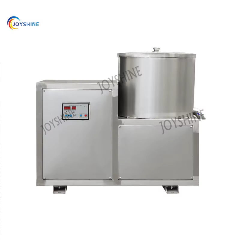 Small Scale Snack Processing Fried Potato Chips Centrifugal Dewatering Deoiling Machine — image 5