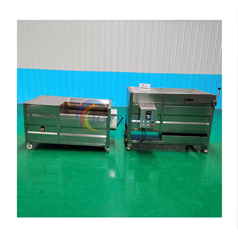 Joyshine Machinery Automatic Kitchen Equipment Carrot Garlic Potato Brush Type Washing Peeling Machinery — image 5
