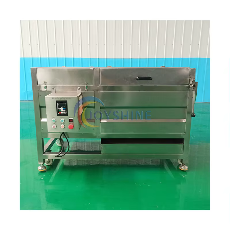 Joyshine Machinery Automatic Kitchen Equipment Carrot Garlic Potato Brush Type Washing Peeling Machinery — image 6
