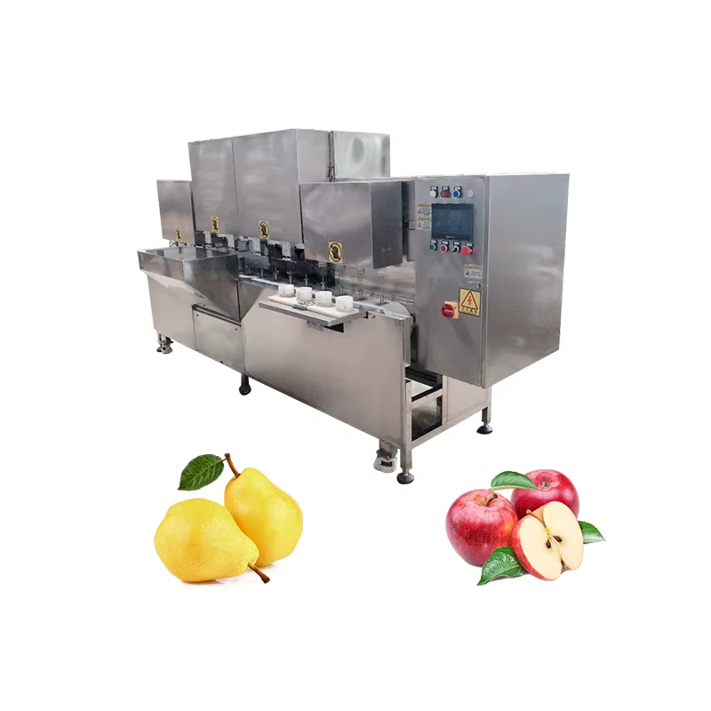 Apple Peeler Apple Slicer Fruit Peeling Making Machine Apple Skin Removed Core Peeling and Fresh Slicer Machine — image 5