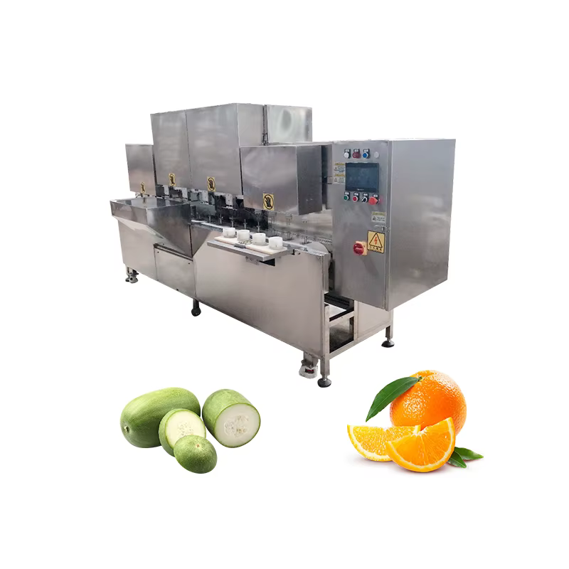 Apple Peeling Slicing Cutting Machine/Apple Peel and Core Machine/Apple Core Slicer Peeler Cutter Machine — image 4