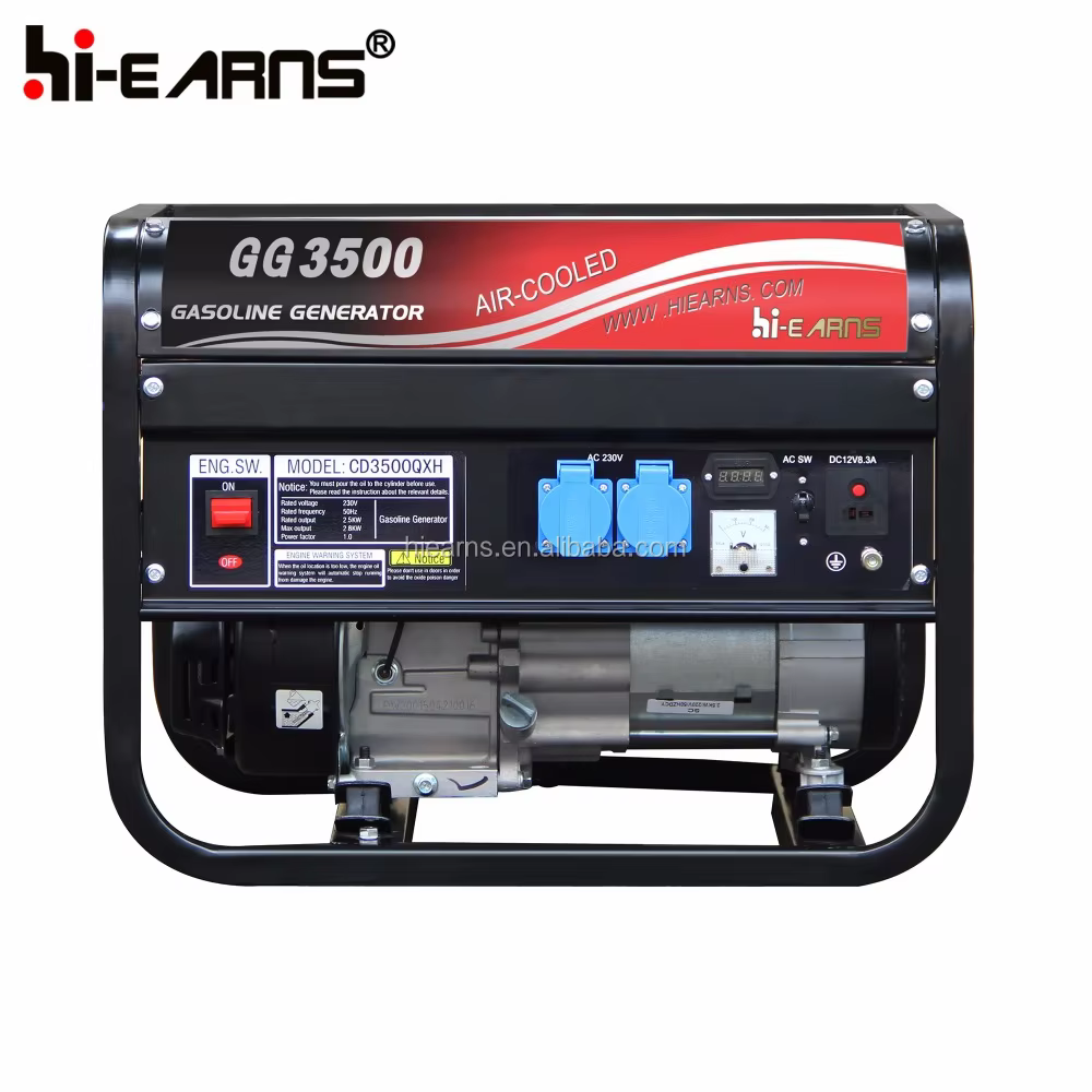 Hot Sale 2.5KVA Portable Open Type Gasoline Generator — image 2