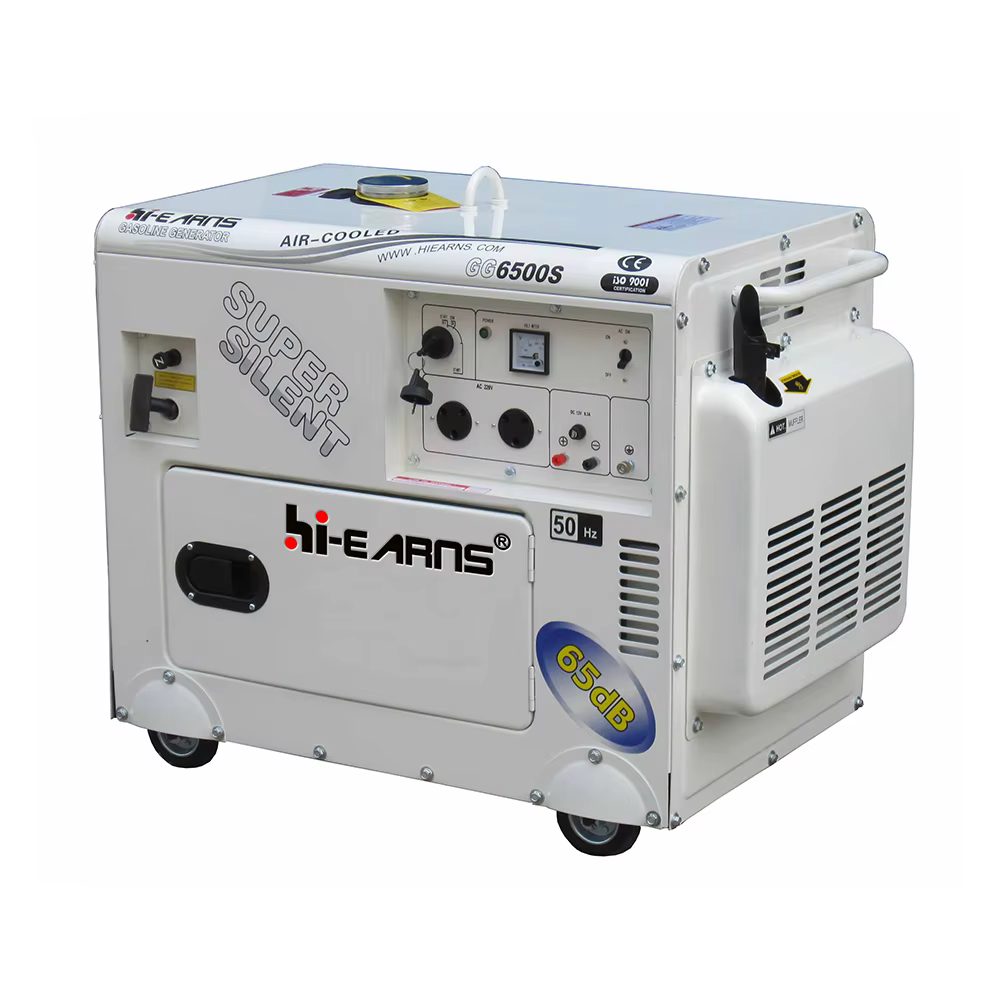 5KVA Portable Super Silent Single Phase Gasoline Generator — image 3