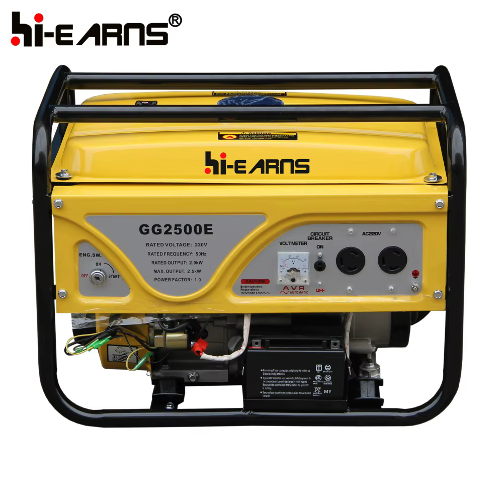 2KW Gasoline Power air Cooled Open Type Gasoline Generator — image 2