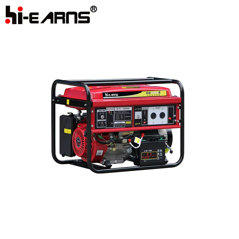 5.5KVA High Quality Open Single Phase Gasoline Generator — image 4