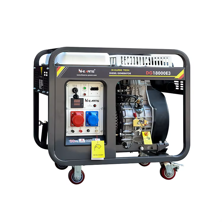 Hiearns Open Fram Style diesel Generator 12kw Use Single Cylinder diesel Engine — image 2