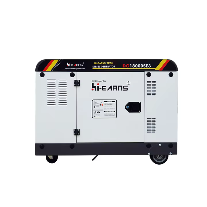 Hiearns New Model 12KW Three Phase DG18000SE air Cooled System diesel Generator ,use 998 Single Cylinder diesel Engine — image 3