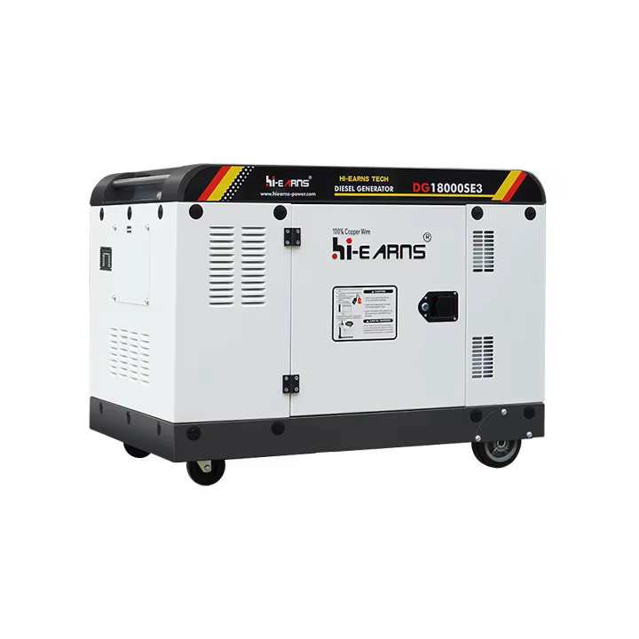 Hiearns New Model 12KW Three Phase DG18000SE air Cooled System diesel Generator ,use 998 Single Cylinder diesel Engine — image 4