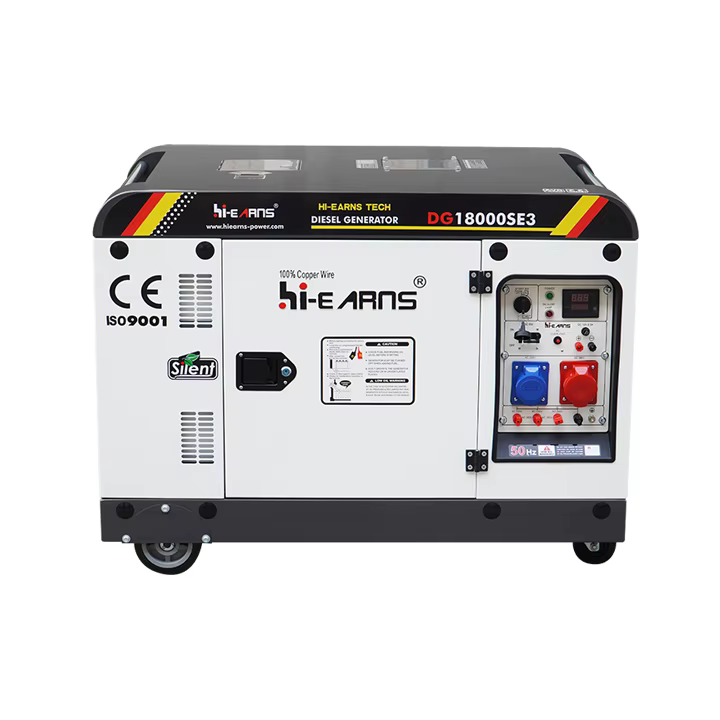 Hiearns New Model 12KW Three Phase DG18000SE air Cooled System diesel Generator ,use 998 Single Cylinder diesel Engine — image 5