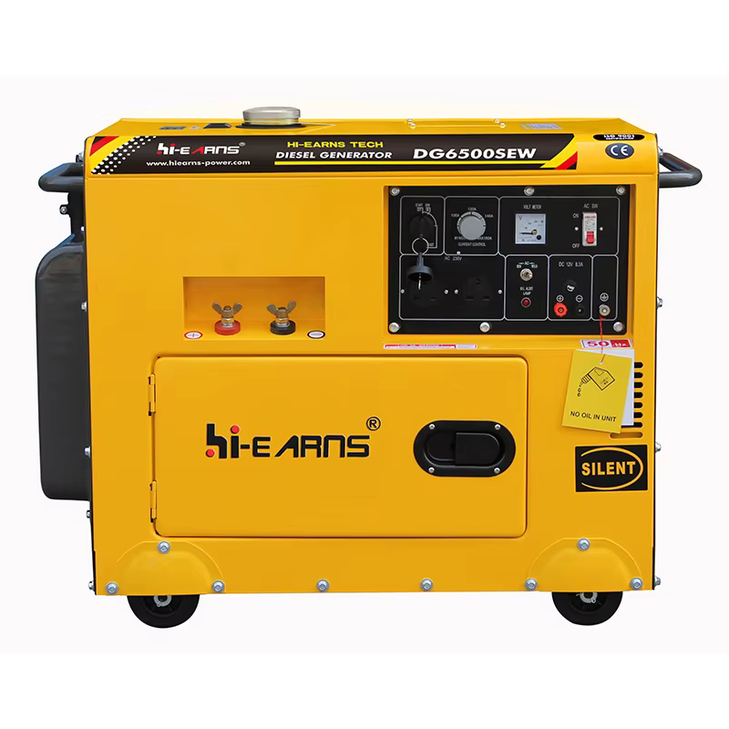 Hiearns DG6500sew air Cooled Silent diesel Welding Generator Use 186F Single Cylinder diesel Engine — image 4
