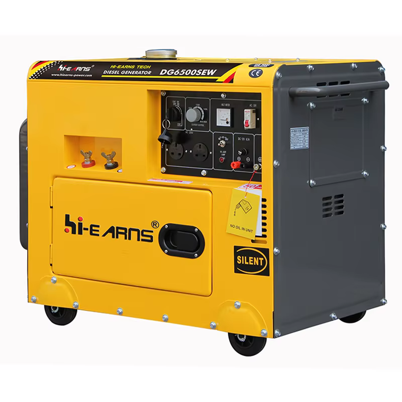 Hiearns DG6500sew air Cooled Silent diesel Welding Generator Use 186F Single Cylinder diesel Engine — image 5