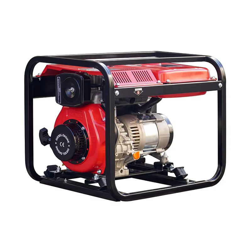 Hiearns Open Type Small 240V 50HZ 2kw diesel Generator Motor DG2500 Use 173FB diesel Engine — image 4