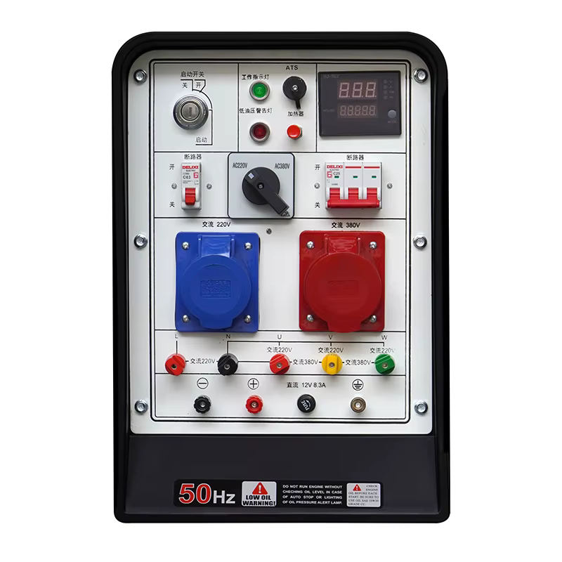 20KVA/16KW 220/380V 50Hz Open Frame Diesel Generator DG22000E3 Small Double Cylinder 12V DC Electric Start — image 5