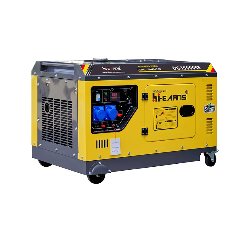 13HP Silent Type diesel Generator Set DG15000SE 10KW 220V 50Hz Single-Phase Air-Cooled 50Hz Frequency AC Output — image 5