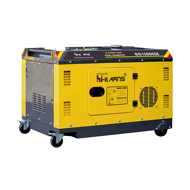 13HP Silent Type diesel Generator Set DG15000SE 10KW 220V 50Hz Single-Phase Air-Cooled 50Hz Frequency AC Output — image 6