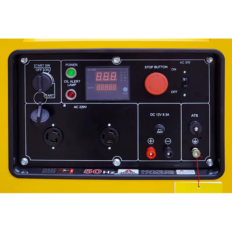 7KW/8.8KVA Silent Type Portable diesel Generators for Home DG10000SE Single Phase — image 6