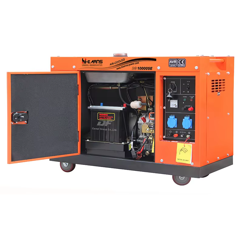 DG10000SE 7KW/8.8KVA 50HZ 220V Single Phase Portable diesel Generators for Home — image 5