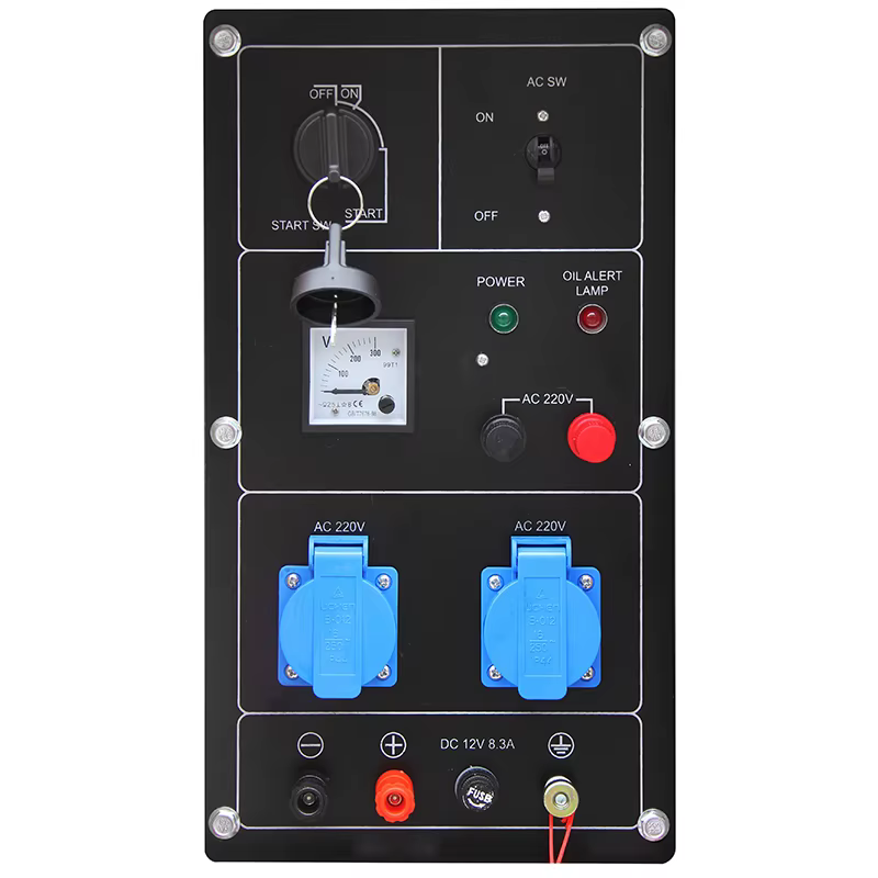 DG10000SE 7KW/8.8KVA 50HZ 220V Single Phase Portable diesel Generators for Home — image 6