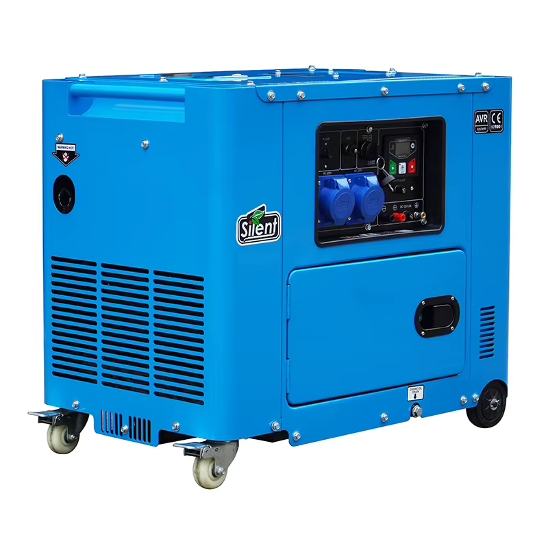 7KW/8.8KVA 50HZ  Portable diesel Generators for Home Silent DG10000SE Single Phase with Auto Start & ATS Options  for House Use — image 2