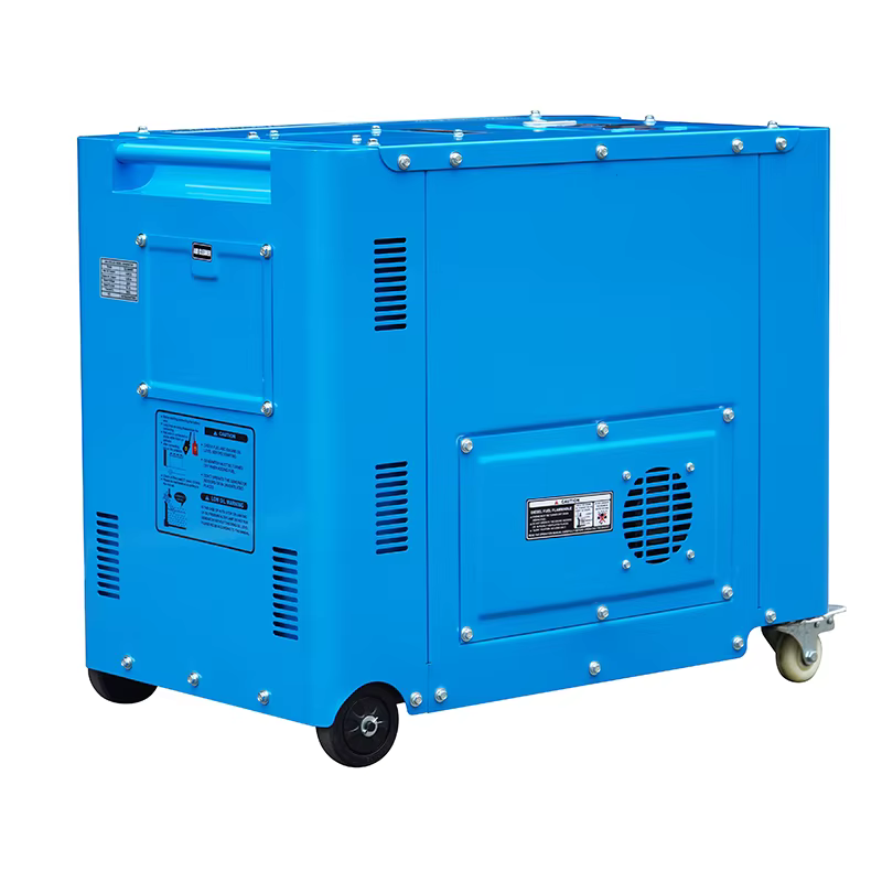 7KW/8.8KVA 50HZ  Portable diesel Generators for Home Silent DG10000SE Single Phase with Auto Start & ATS Options  for House Use — image 4