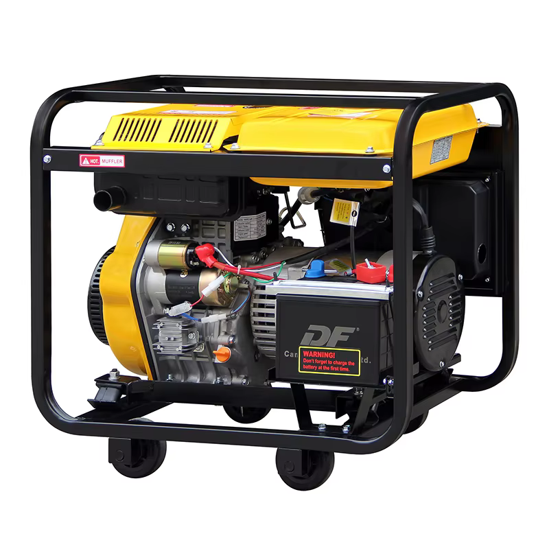 6kw 50Hz 220V DG8000E3 Portable Diesel Generators with Silent 192FB diesel Engine — image 3