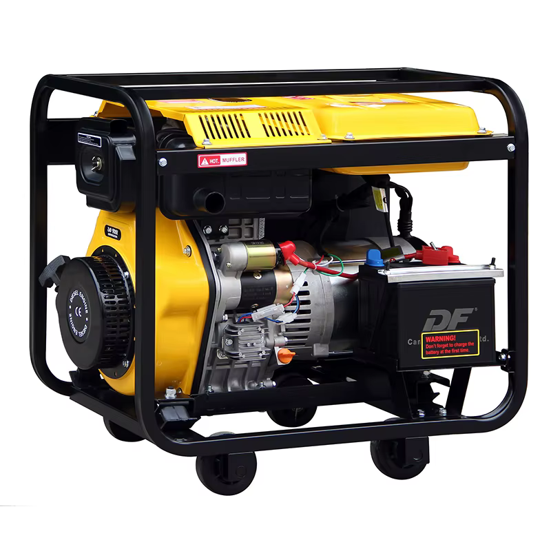 6kw 50Hz 220V DG8000E3 Portable Diesel Generators with Silent 192FB diesel Engine — image 4
