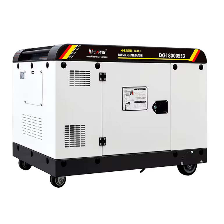 12kW 15KVA Three Phase Electric Start Silent Diesel Generator Silent Mobile Diesel Generator — image 3