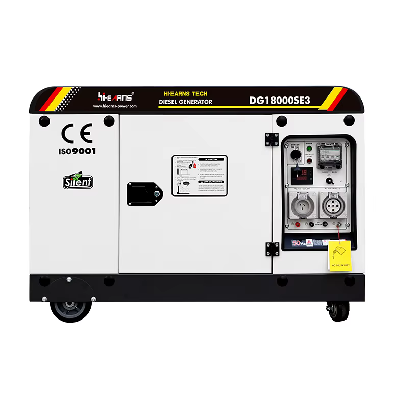 12kW 15KVA Three Phase Electric Start Silent Diesel Generator Silent Mobile Diesel Generator — image 5