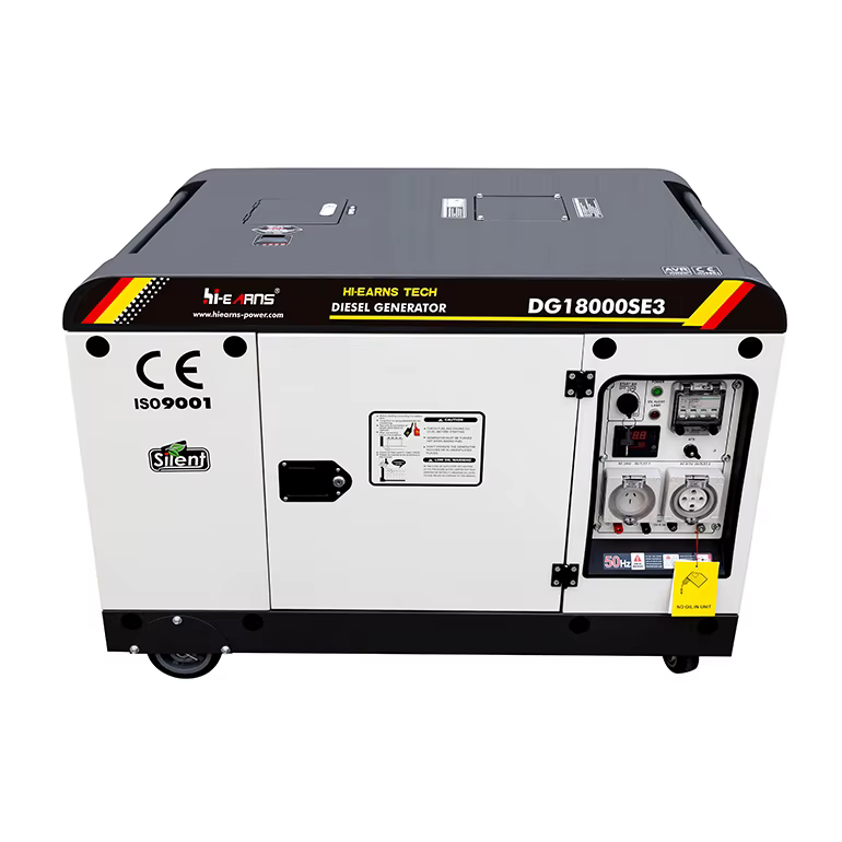12kW 15KVA Three Phase Electric Start Silent Diesel Generator Silent Mobile Diesel Generator — image 6