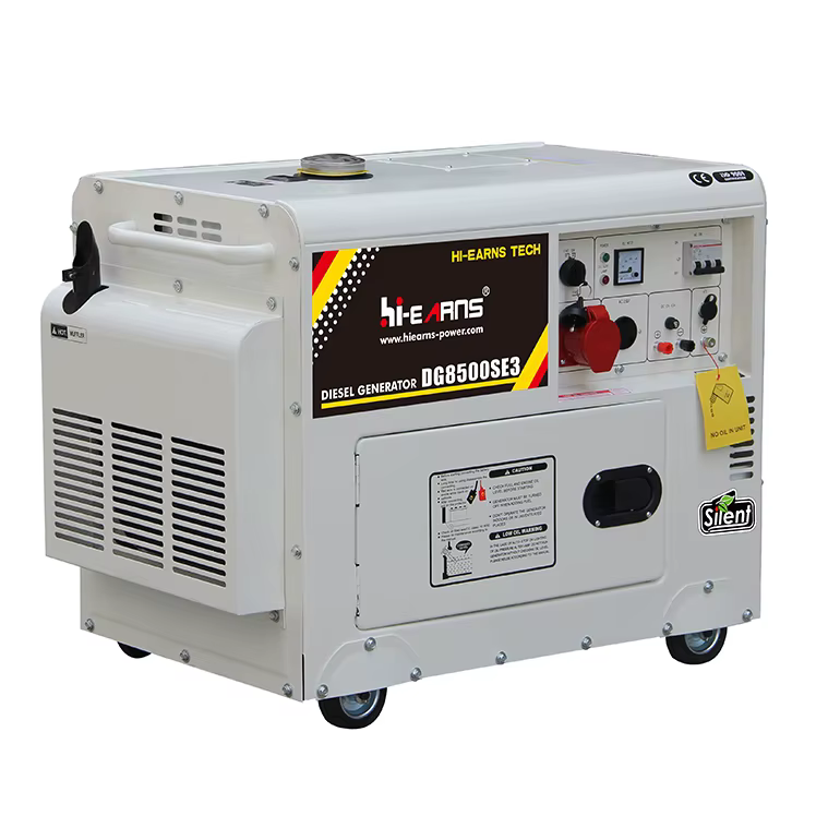 6.5KW 8KVA Three Phase Silent Air Cooled Diesel Generator with Digital Panel — image 6