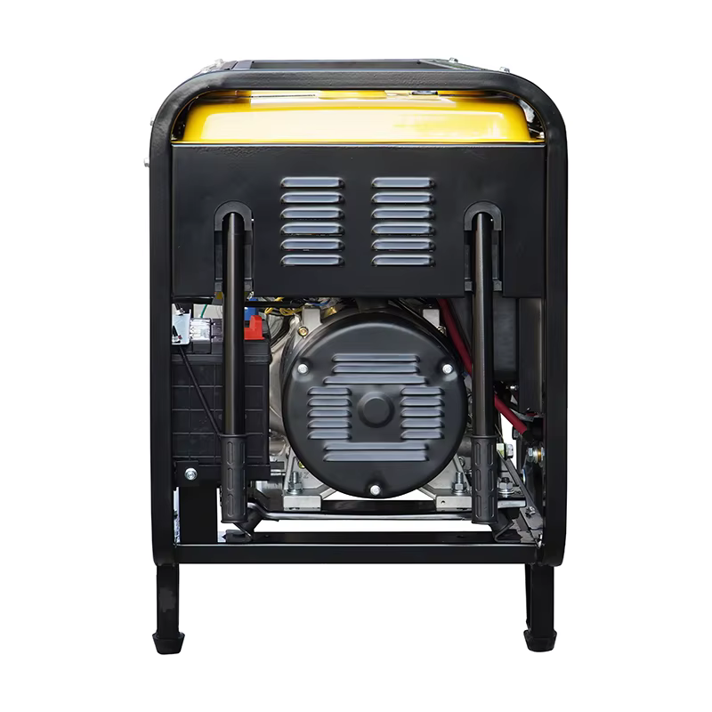 Hiearns 1.8KW Open Frame Diesel Generator with Remote Start New DG6500EW Air Cooled 220V Single-Phase DC Output for Welding — image 3