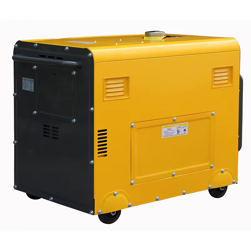 Hiearns 2.25kva 1.8KW Silent Type diesel Generator Portable DG6500SEW Air Cooled 220V Single-Phase DC Output for Welding — image 4