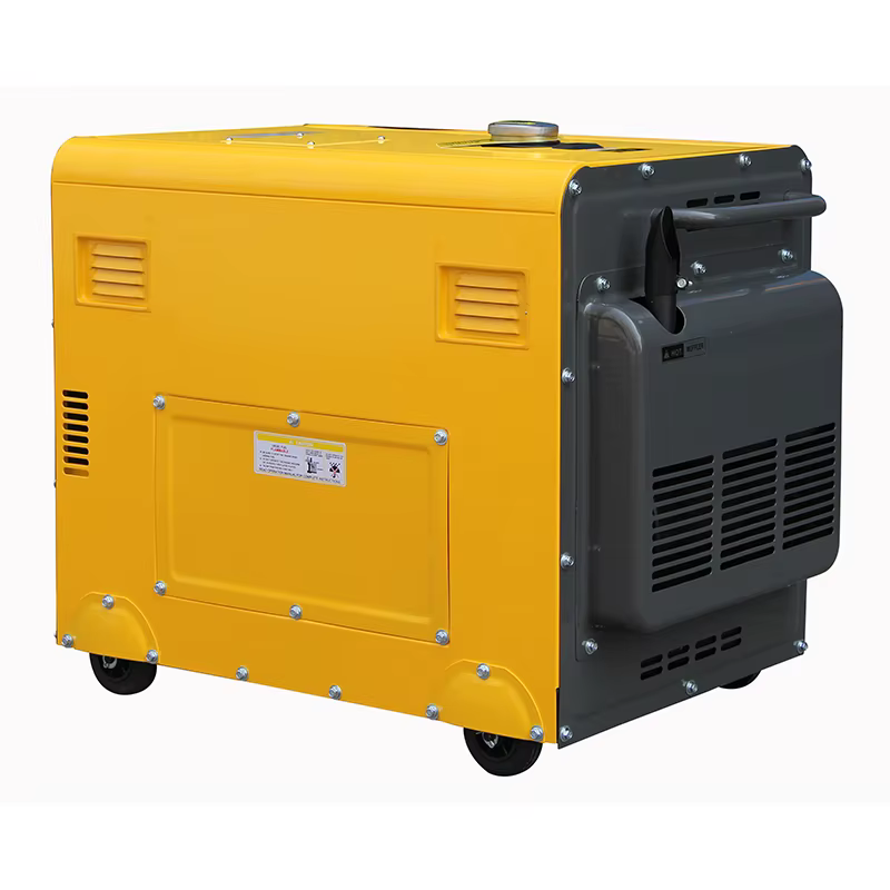 Hiearns 2.25kva 1.8KW Silent Type diesel Generator Portable DG6500SEW Air Cooled 220V Single-Phase DC Output for Welding — image 5