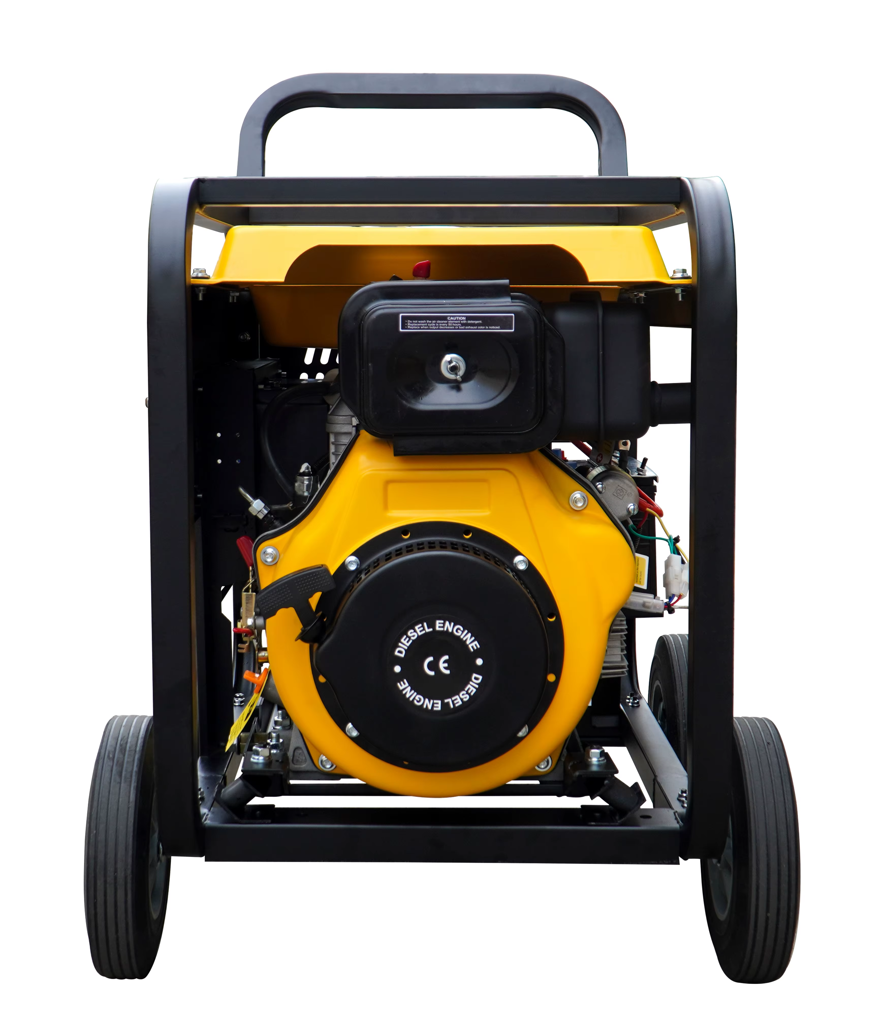 Hiearns 5.5kw 50Hz Frequency 220V DG7000E Open Frame Power HR188F Small Double Cylinder Model Diesel Generators — image 3