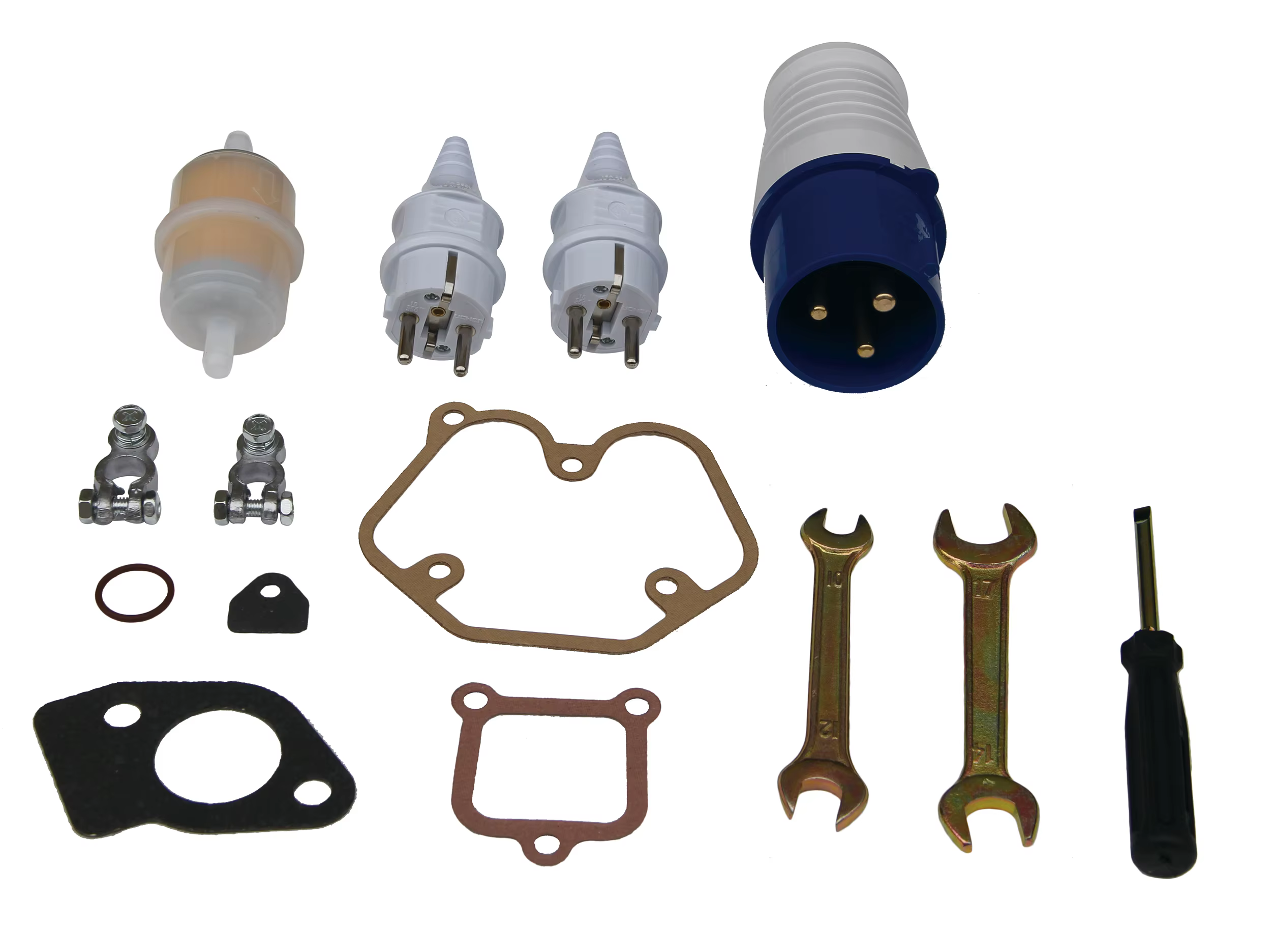 5kw 220V 50Hz Single Phase DG11000E Open Frame U-Shaped Armrests 4 10-Inch Wheels 20L Fuel Tank — image 4